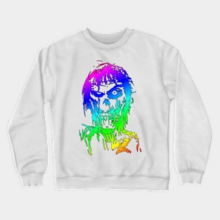 Happy Zombie(rainbow version) Crewneck Sweatshirt